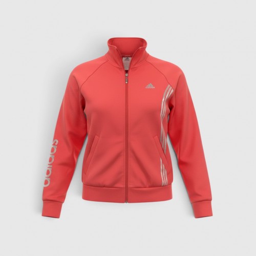 Adidas Γυναικεία Κόκκινη Ζακέτα Φόρμας / Pre Owned